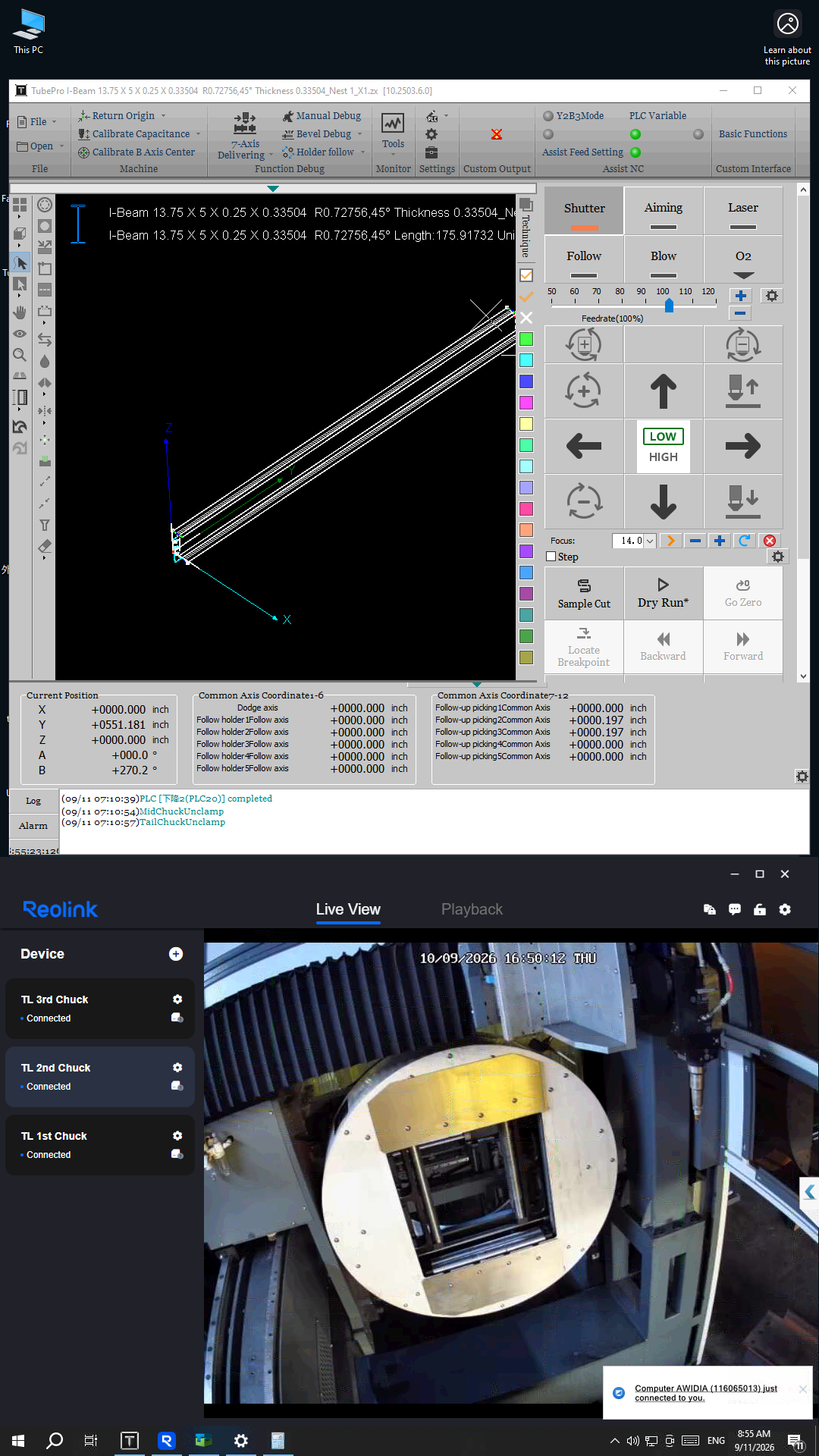 Triple Chuck Tube Laser Tutorials